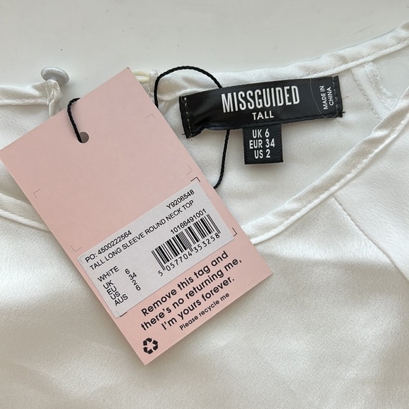 Missguided white top - Picture 4 of 5